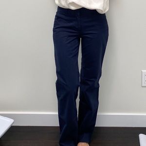 J crew cafe trousers navy
